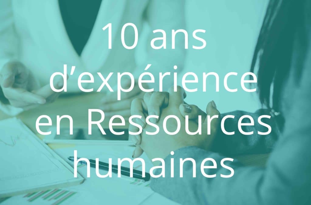 Coaching bien être en entreprise : 15 ans d'expérience en ressources humaines